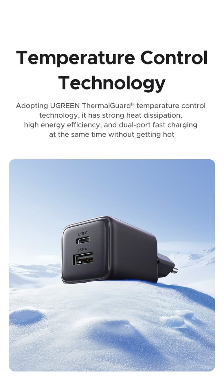 Ugreen Caricabatterie: USB-C & USB-A Netzteil / original UGREEN Ladegerät GAN 20W – Nuovo e nell'imballaggio originale da Uster venduto da -FPS- 8
