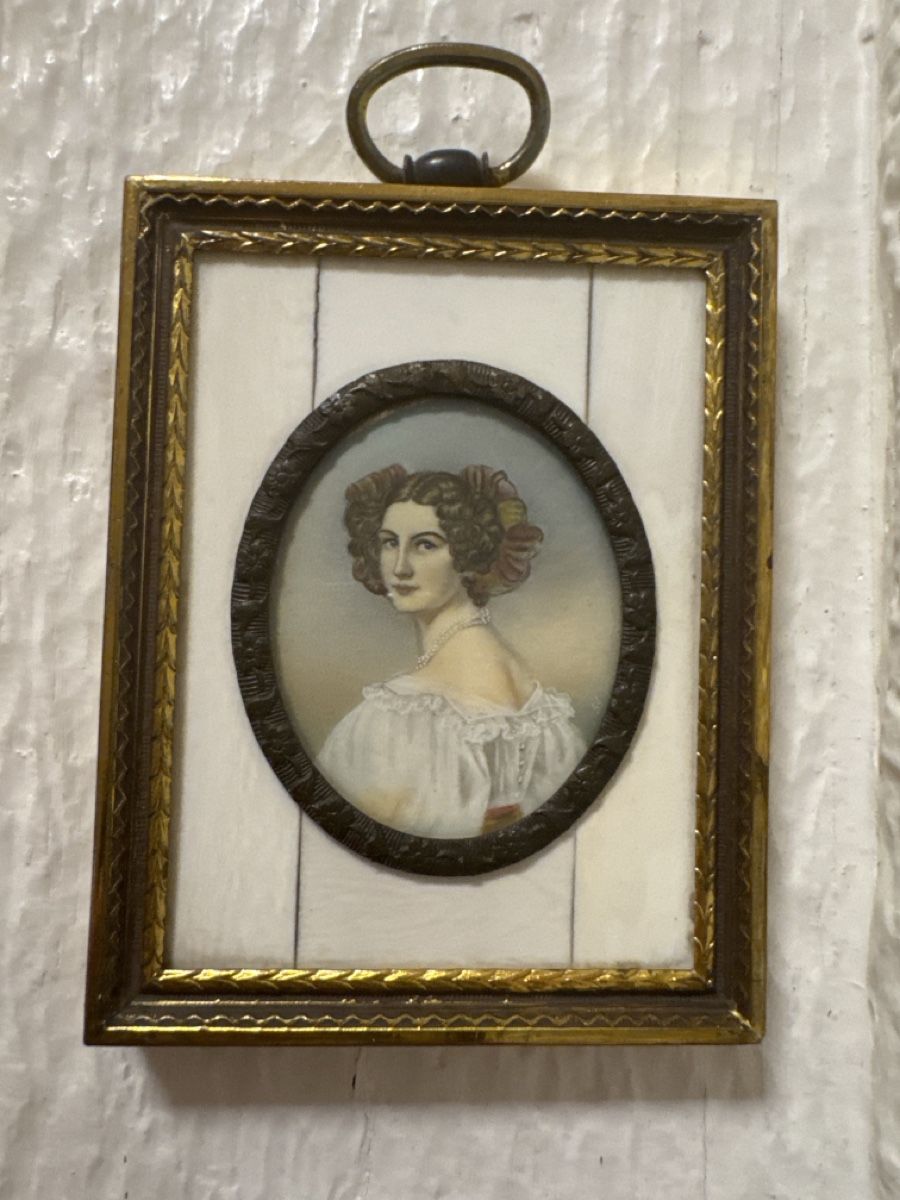 Gemälde: Rares Medaillon "Auguste Hilber" SIGNIERT  – Gebraucht aus Winterthur von han_m89f