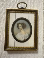 Rares Medaillon "Auguste Hilber" SIGNIERT 
