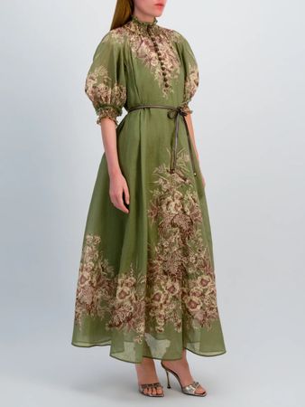 Zimmermann Kleid Ottke Khaki Gr . 36-40 Neu
