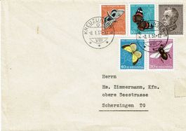 Satzbrief Pro Ju 1950 oblit. Kreuzlingen 8.I.51