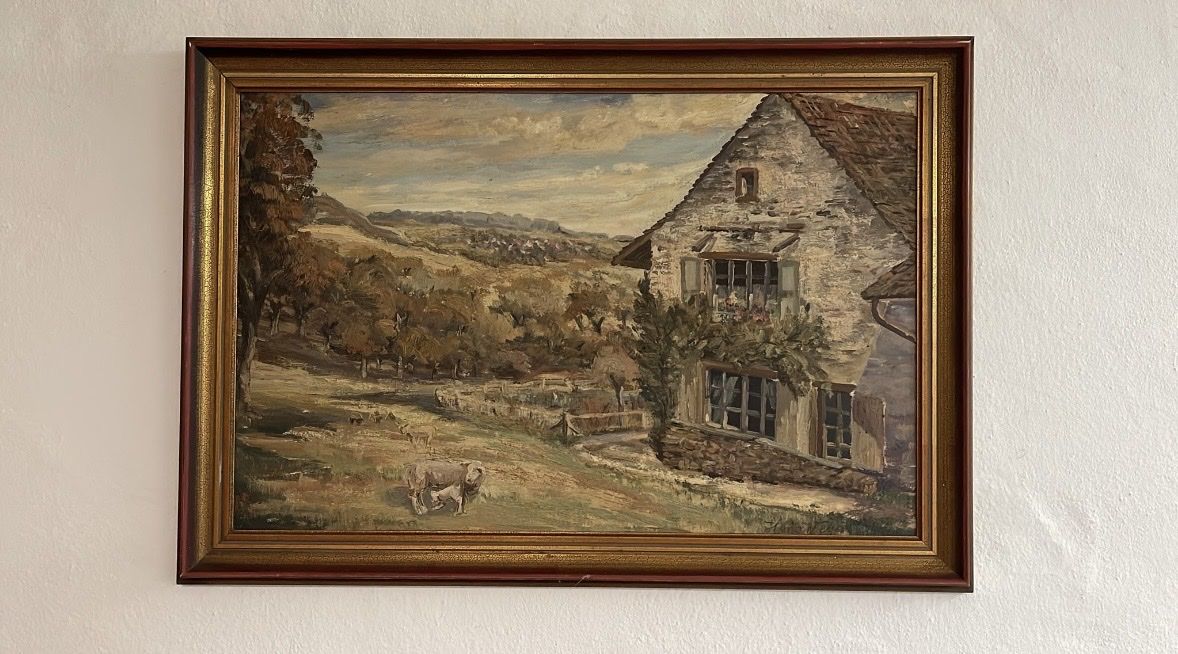 Tableaux: Ölgemälde Hof Rank 1990 – Neuf (Voir description) à Leuggern par Giorgina8 3