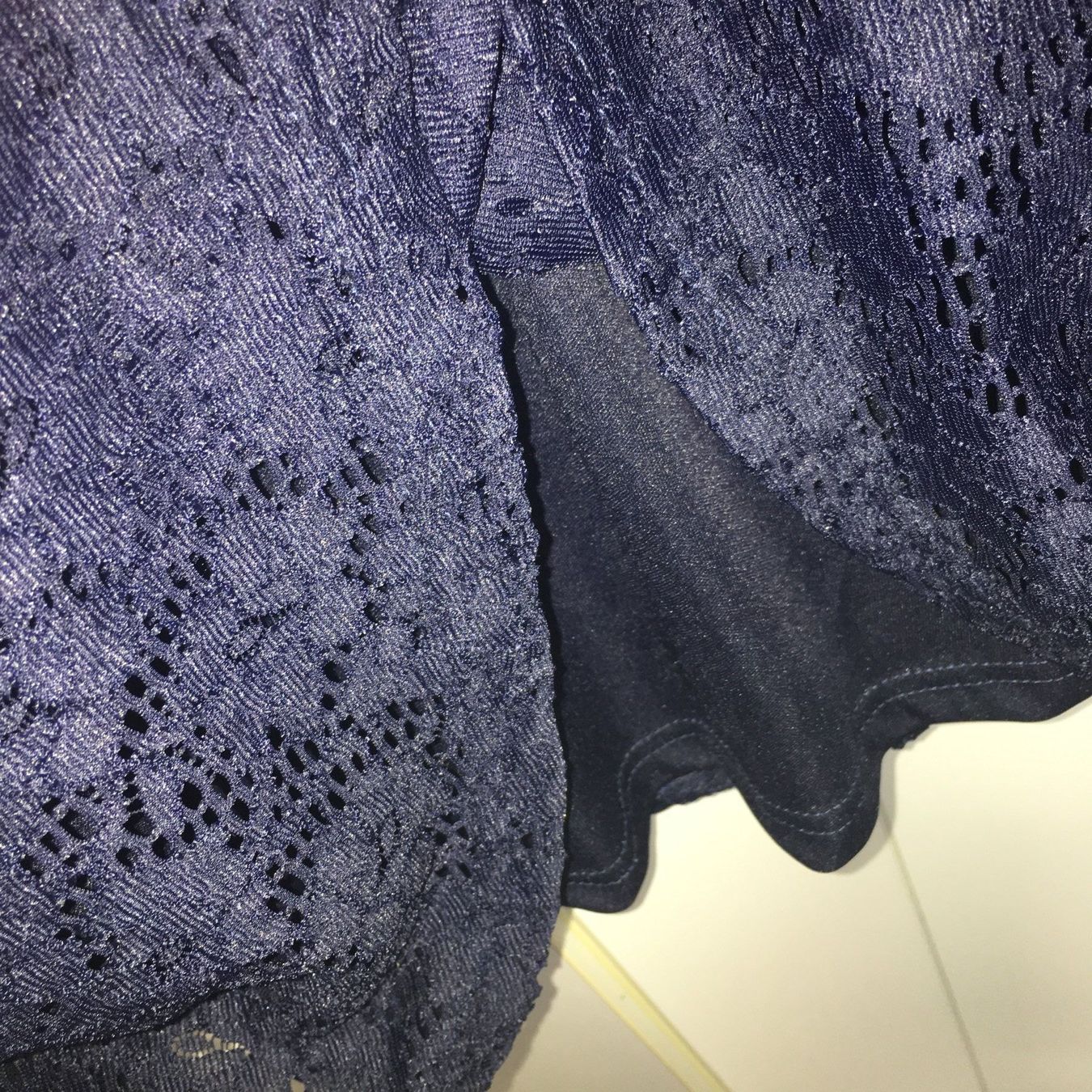 Kleider: Spitzenkleid, dunkelblau, Gr. S, m.Gürtel – Gebraucht aus Arni AG von Mimo007 5