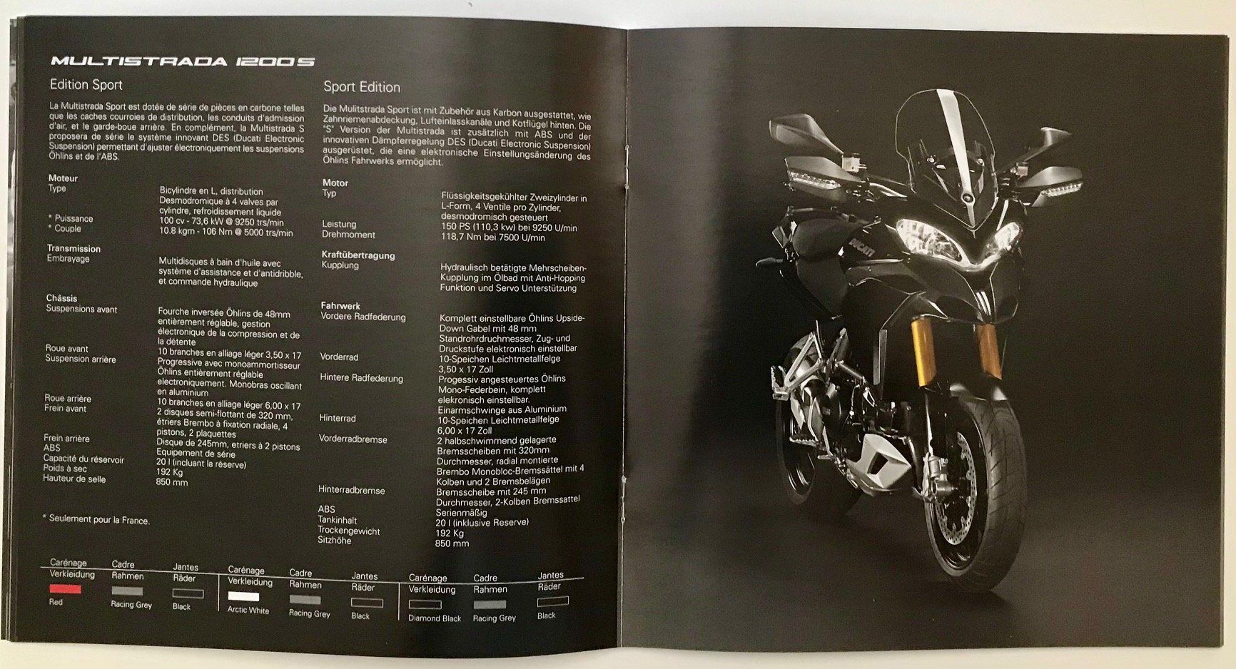 Ducati Dokumente: Ducati Prospekt Jahresprogramm 2010 – Gebraucht aus Strengelbach von Omobono 4