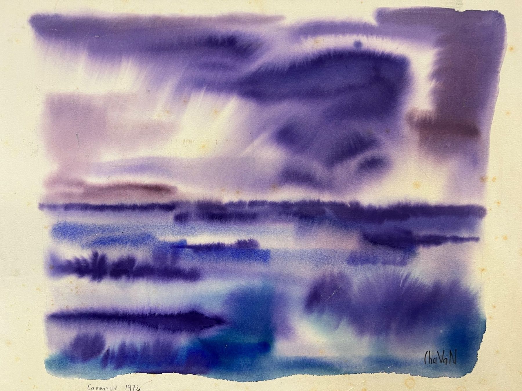Dipinti: PEINTURE ORIGINALE SIGNÉE GILBERT CHAVAN DATÉE 1972 – Usato da Genève venduto da Qanil77 1