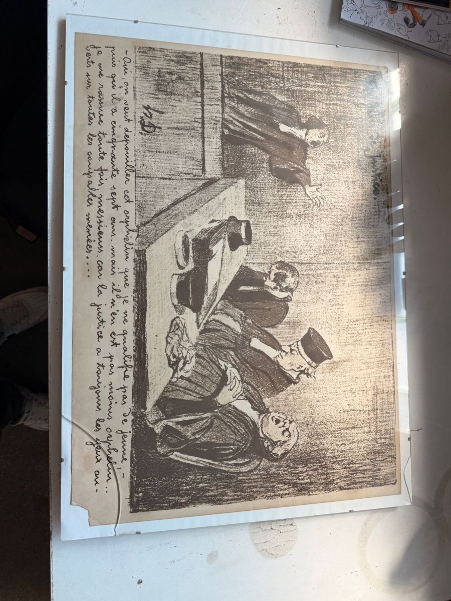 Poster & Bilder: Les Gens de Justice, Honoré Daumier – Gebraucht aus Bütschwil von sof_p98b