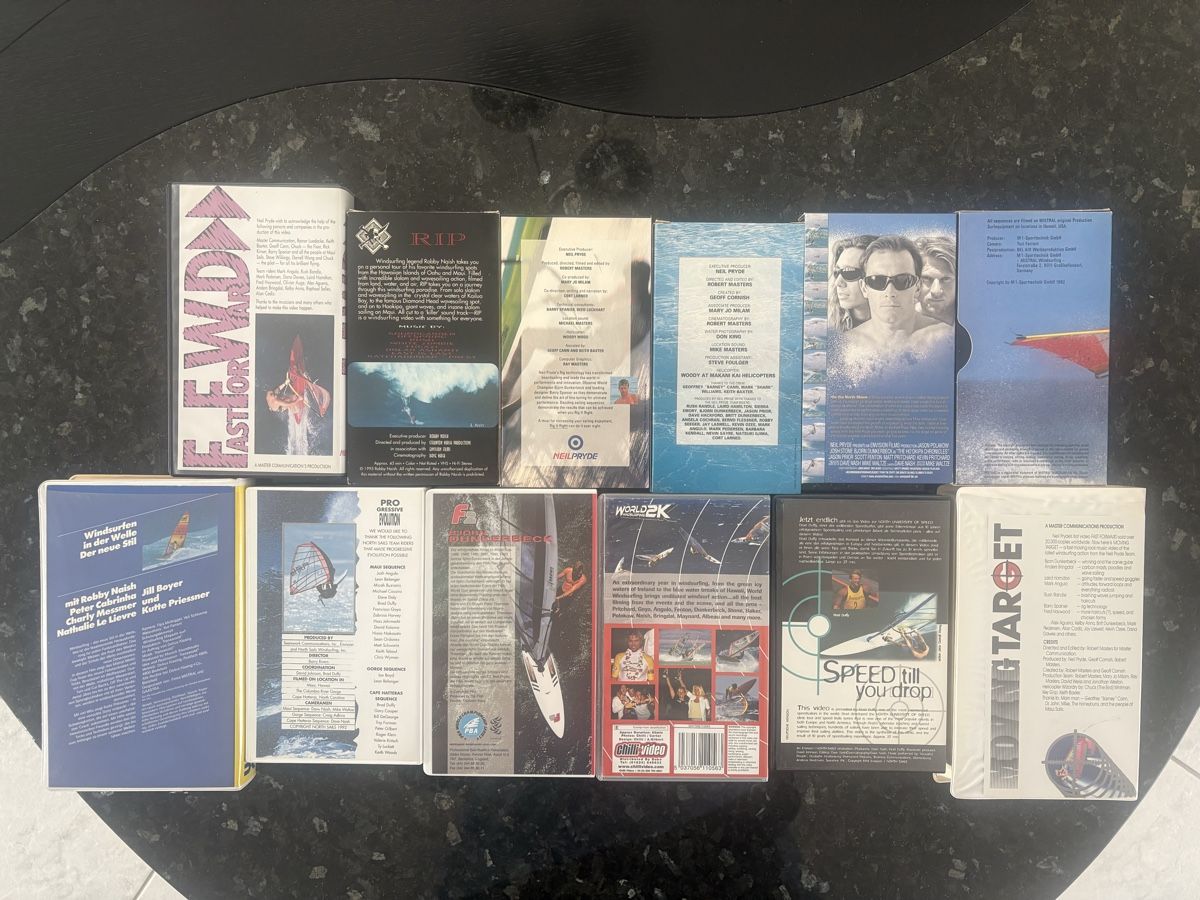 Tutti i VHS: Windsurfen 12x VHS Video Kassetten – Usato da Steffisburg venduto da LollipopRM69 1
