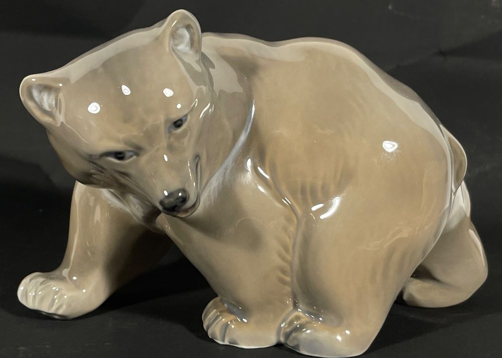 50er.Jahre Royal Copenhagen Porzellan Bär Skulptur Kaufen auf Ricardo