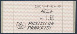 Finnland ATM 10 Postisi On Pankkisi 1.60 **