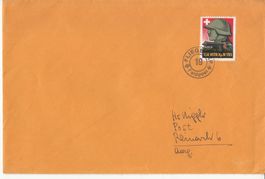 Territorial-Truppen Wi 412 auf grossf. Brief