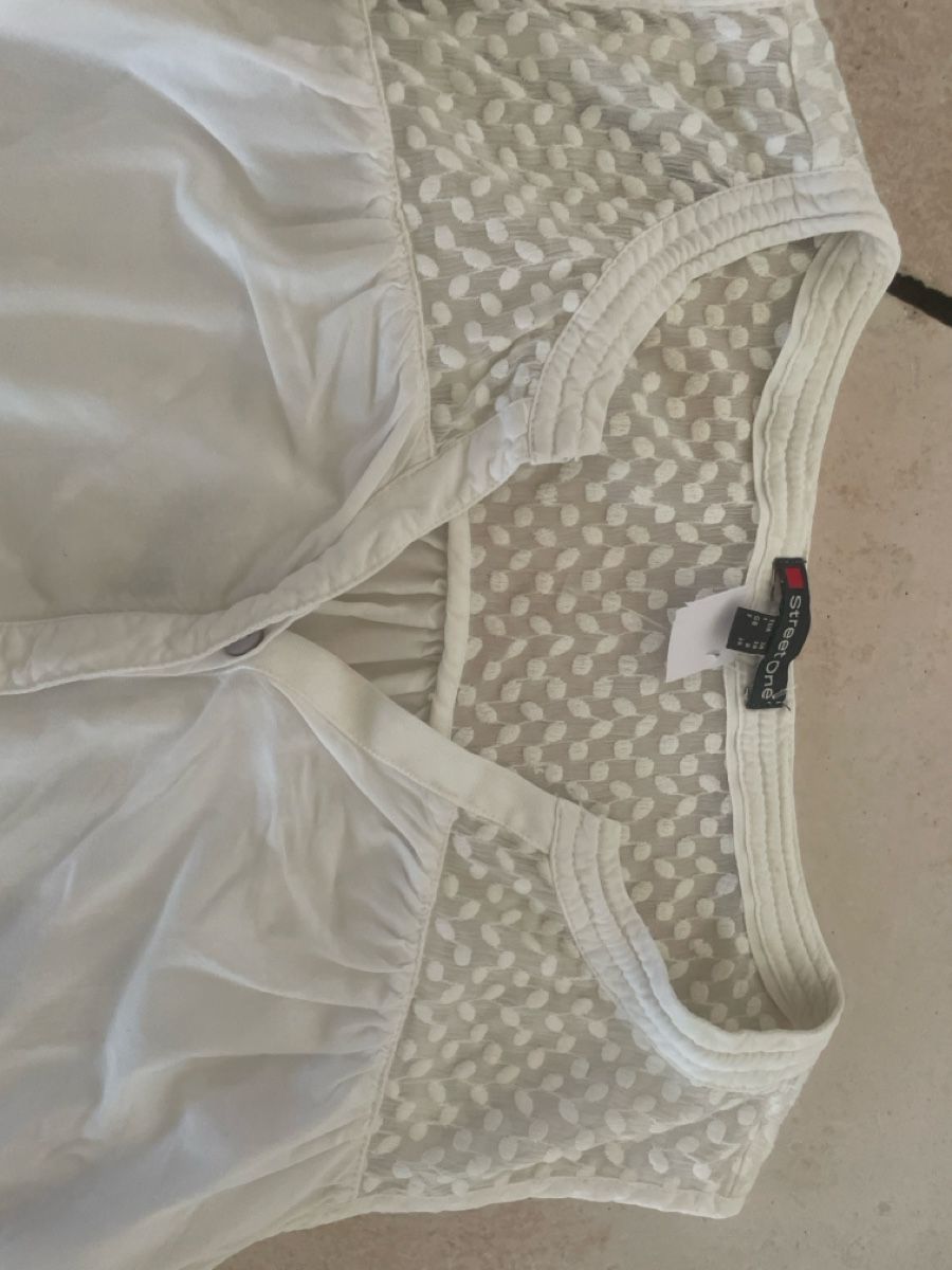 Top: Street one Blusentop Gr.34 weiss – Usato da Obergerlafingen venduto da cabo4 1