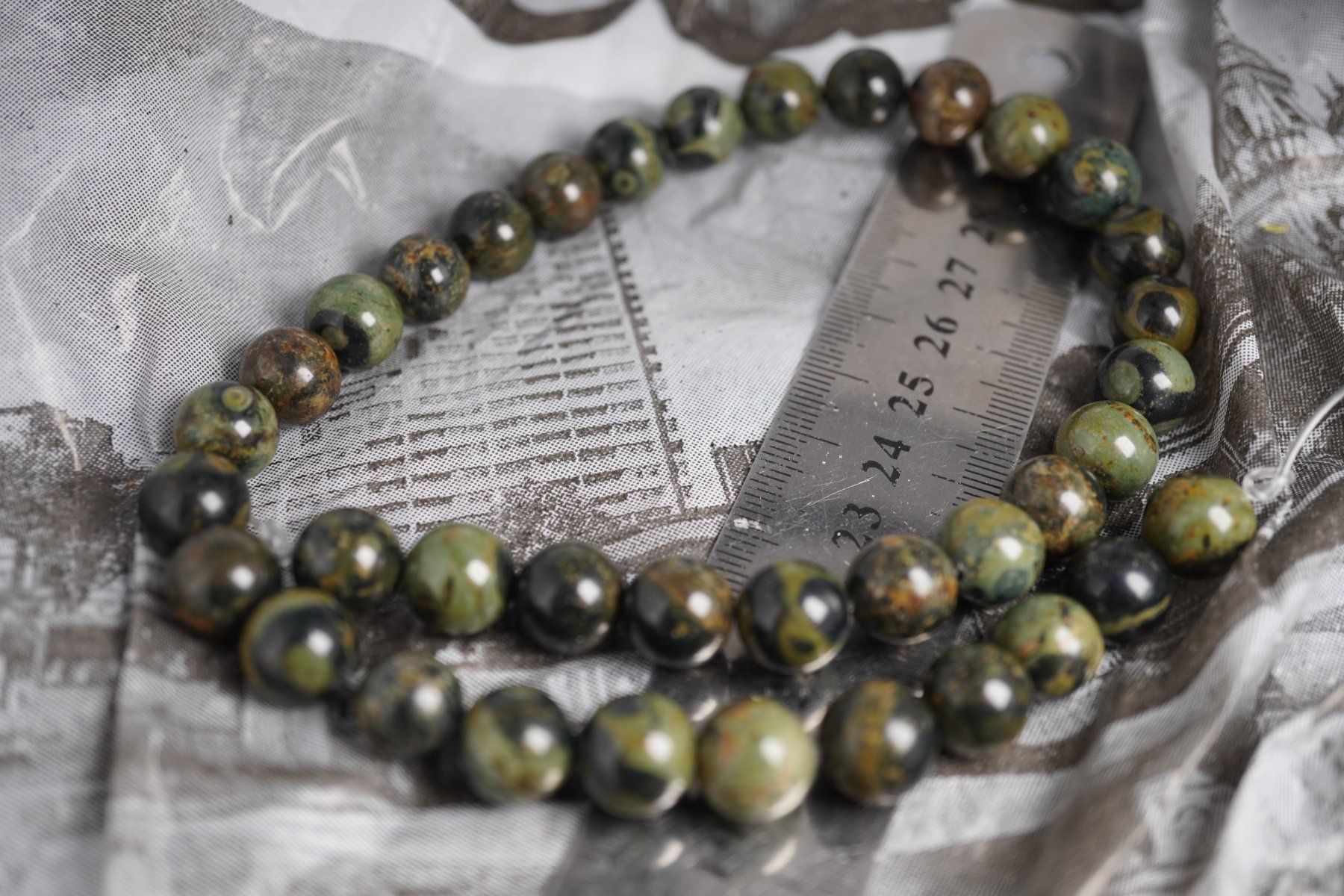 Mineralien & Heilsteine: Kambaba  Jasper    Strang ca12mm ab  1.-     Räumung – Neu und originalverpackt aus Eschenbach SG von topstone 4