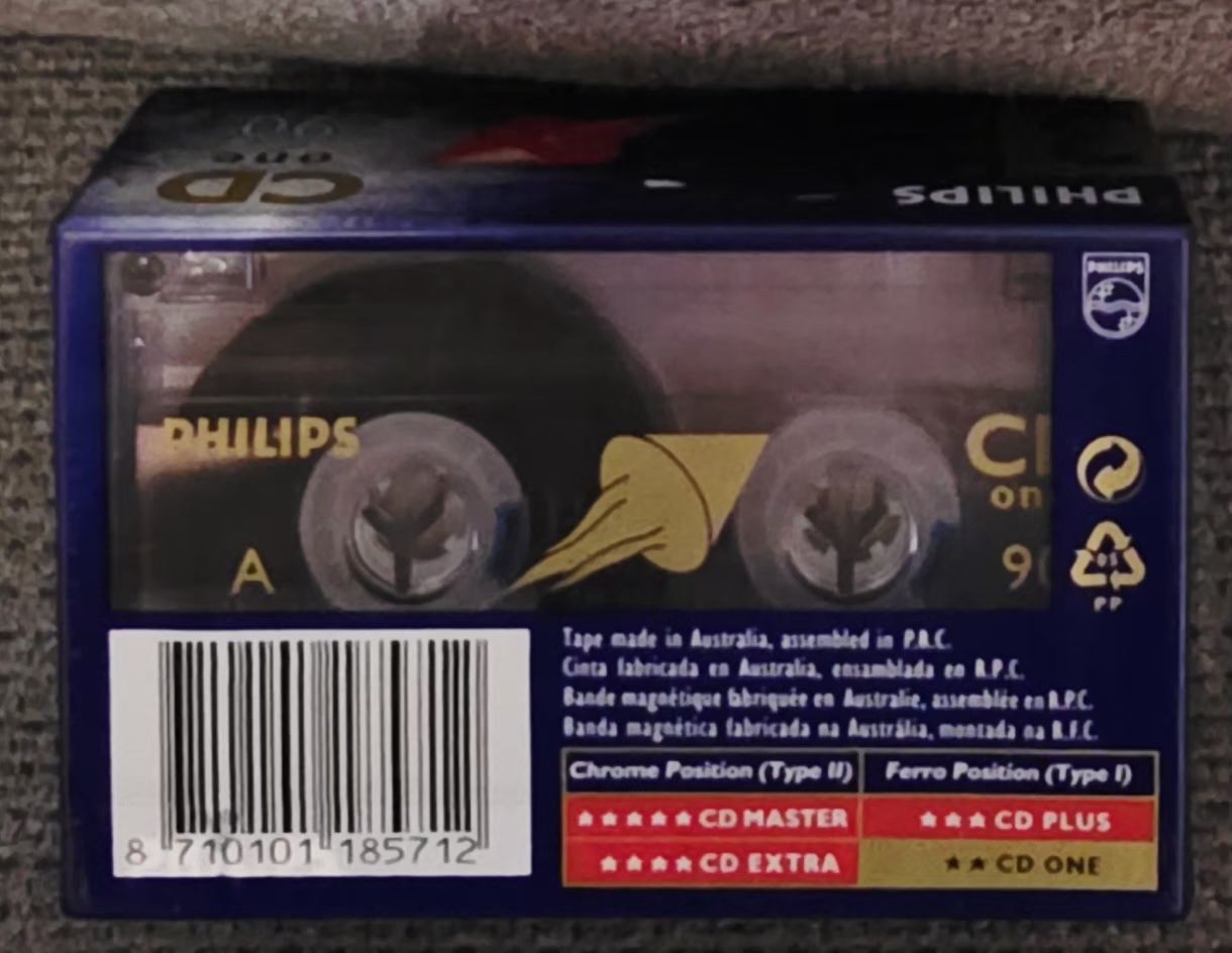 Musicassette: TRIO cassettes PHILIPS "CD ONE 90" – Nuovo e nell'imballaggio originale da LAUSANNE venduto da Mistersound 1