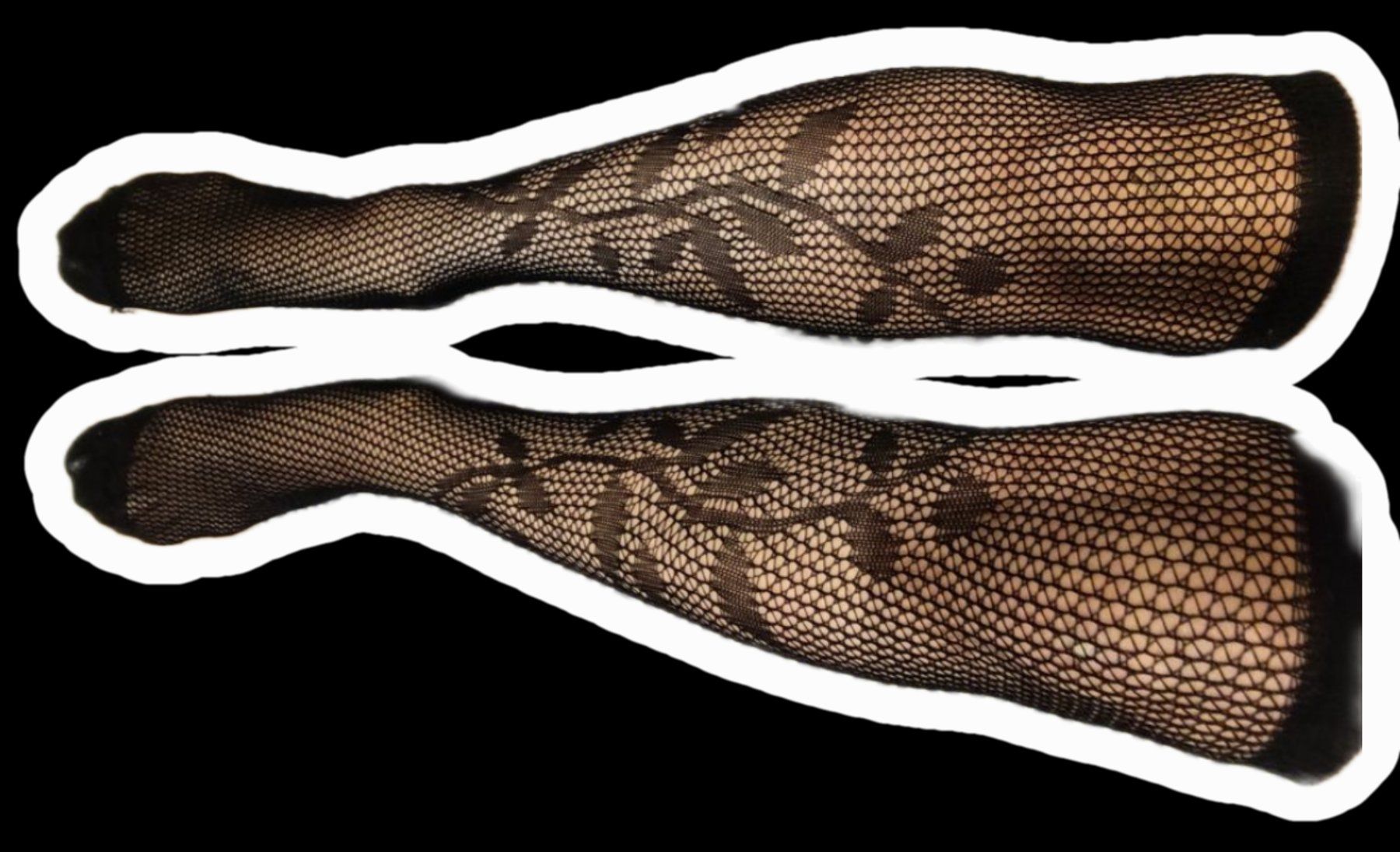 Calzedonia Collants: Netzstrümpfe/Straps Netz/Strapsen Strümpfe,Blumenmuster – D'occasion à Siblingen par Vany_McDougall
