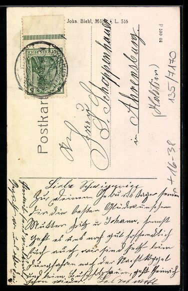 Cartoline postali: Grusskarten-AK Mölln i. L., Ortsansicht – Usato da Berlin venduto da bartko-reher 1