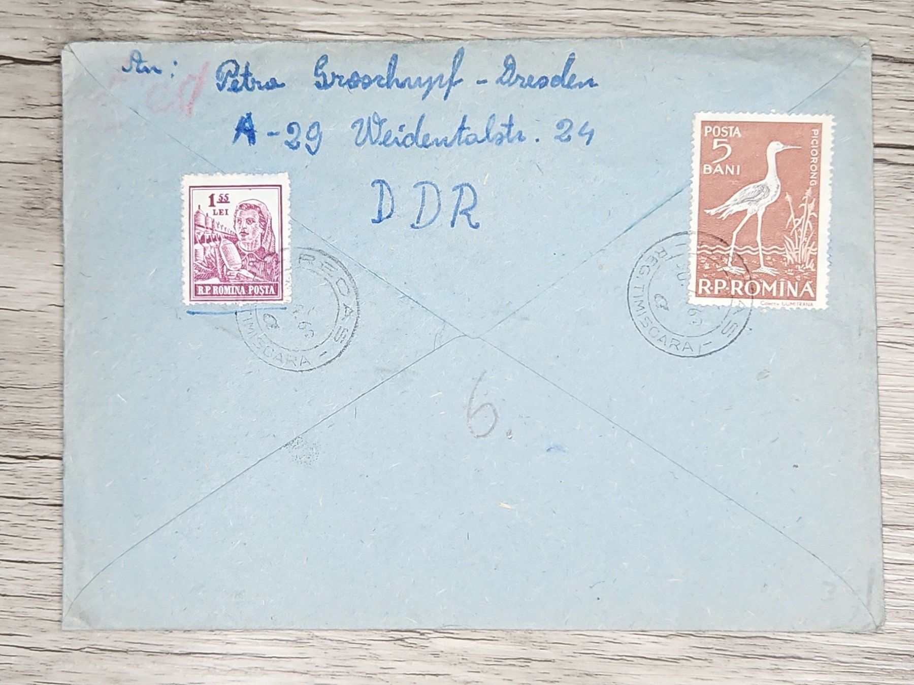 Alle Briefmarken: CL06 Enveloppe + Timbre Roumanie 1969 – Gebraucht aus Cousset von Patrick_Collections
