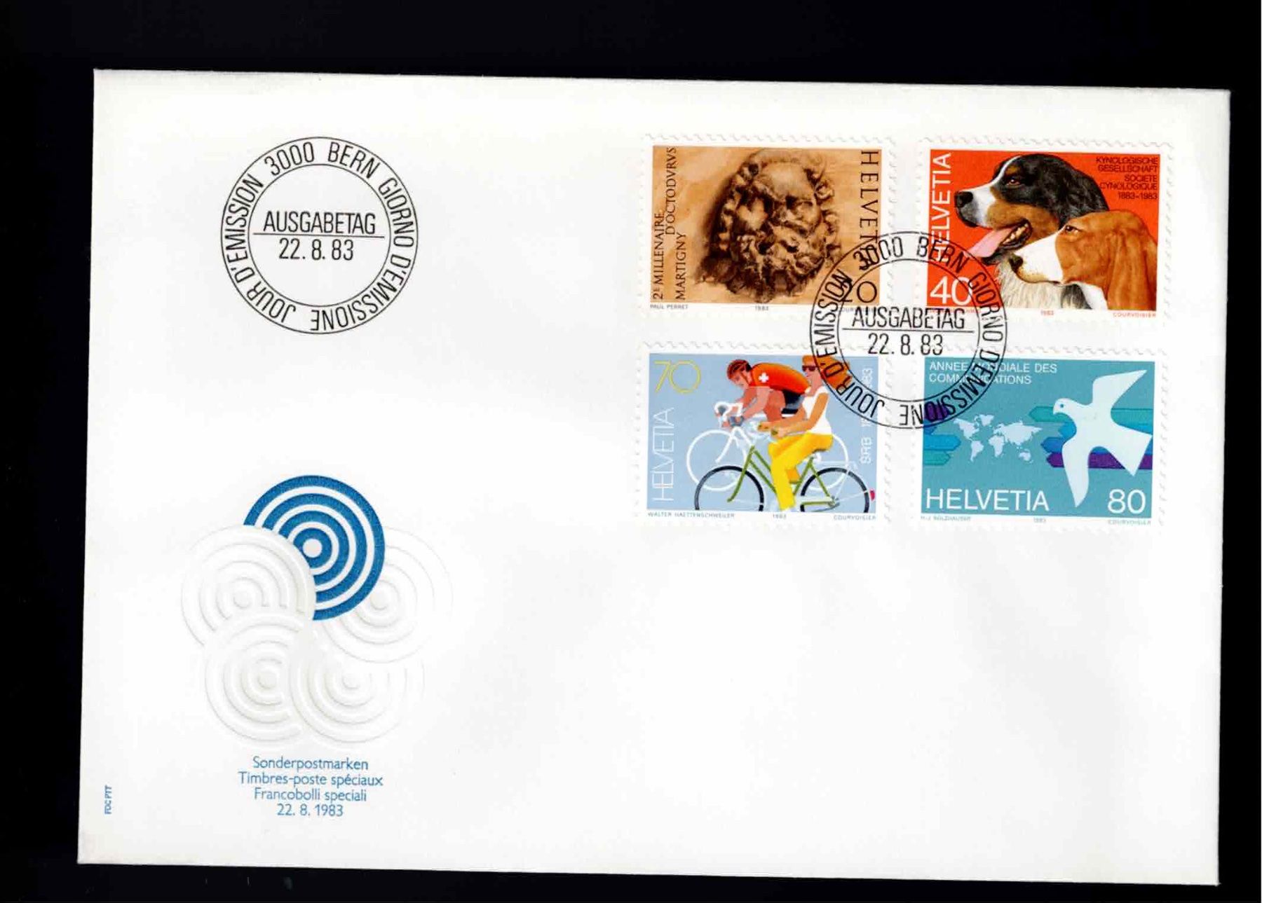 Tutti i francobolli: CH FDC Satz 1983 – Usato da Koblenz venduto da Markenhimmel