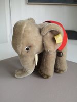 ALTER STEIFF ELEFANT CA. 50/60ER JAHRE MOHAIR, GUTER ZUSTAND