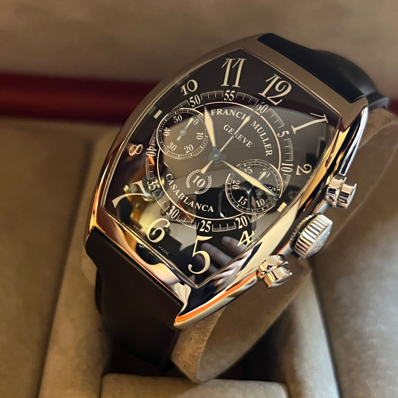 Franck Muller Uhren: Franck Muller Casablanca Chronograph Full Set 8880CCC – Gebraucht aus Carouge GE von Watchaser 8