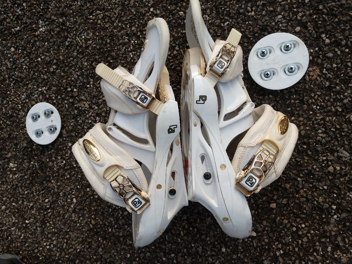 Burton Bindungen: Burton Snowboard P1 Bindung Weiß Gold – Gebraucht aus Adliswill von michael_rr 4