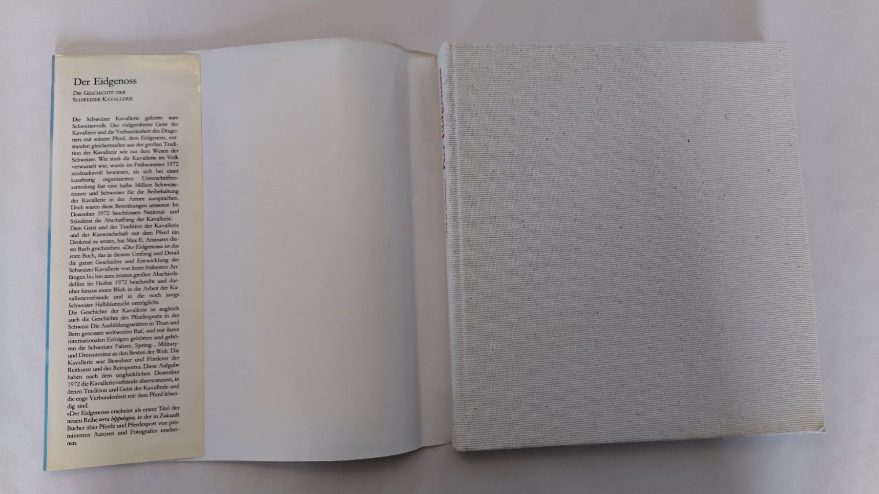 Libri: Geschichte der Schweizer Kavallerie - Der Eidgenoss / Buch – Usato da Bellach venduto da JingleJerry 2