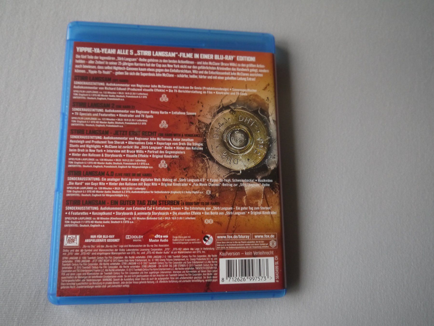 Tutti i DVDs: STIRB LANGSAM- Collection 1 - 5 - Bruce Willis – Usato da Hagendorn venduto da Blaf 4
