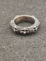 Vintage 925er Silber Unisex Ring Top Zustand