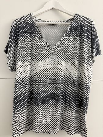 Tommy Hilfiger Damen T-Shirt Herz Muster Grösse XL