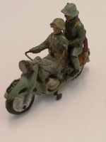 Elastolin Soldaten mit Motorrad
