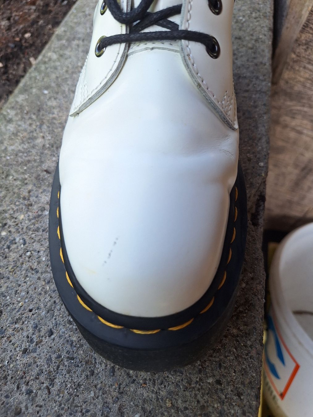 Dr. Martens Chaussures femmes: Dr Martens Jadon Weiss – D'occasion à Teufenthal AG par boebe071 8