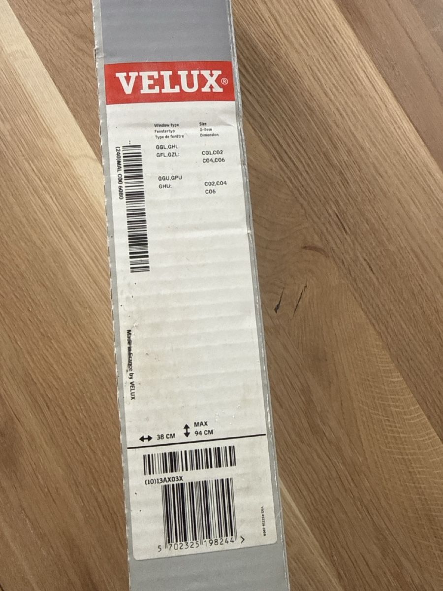 Velux Markisen: Velux Hitzeschutz-Markise, neu, ungeöffnet, Sommerhitze! – Neu und originalverpackt aus Niedergösgen von Gurki01