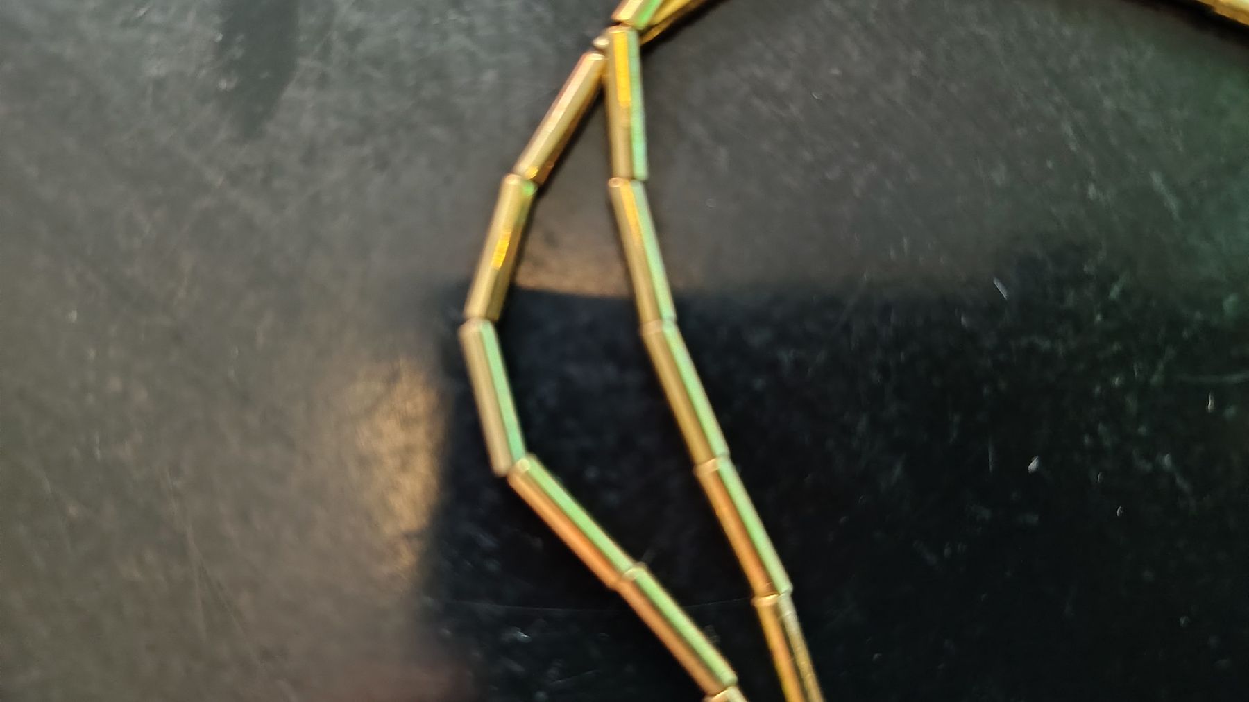 Catenine: Collier doré avec pendentif boule strassé – Usato da Puidoux venduto da Sophia70 4