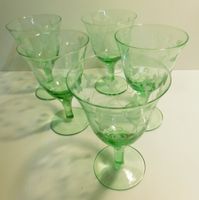 Neue Fundschätze Kristall Gläser 5 Kristall Weingläser