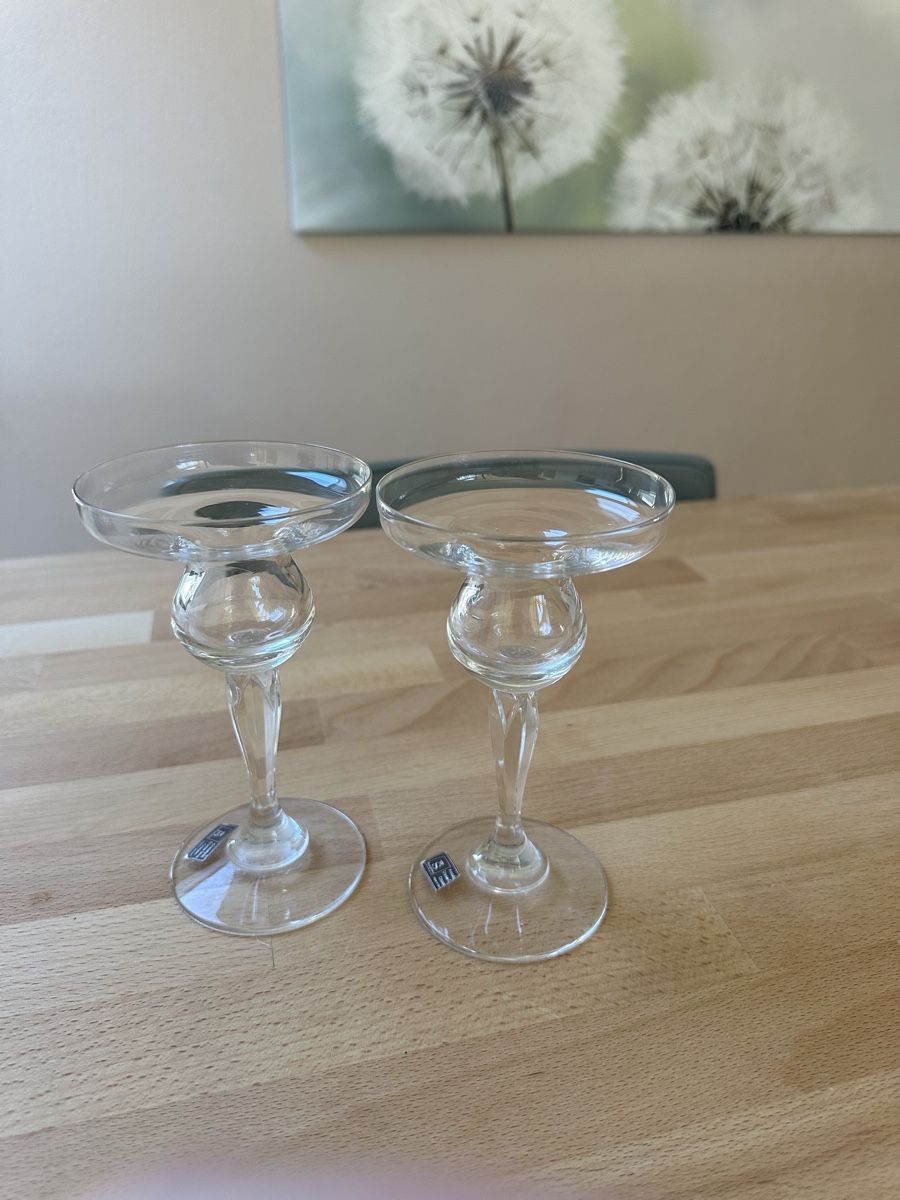 Portacandele: Kerzenständer Kristallglas Vintage – Usato da Beromünster venduto da Moritz0112 1