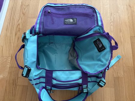 The North Face Base Camp Duffel XS 31L – Türkis/Violett