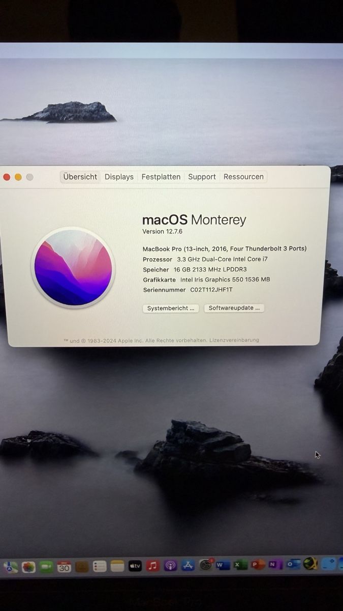 Apple Notebook: MacBook Pro 13" 2016 Intel Core i7 16GB RAM 1 TB SSD – Usato da Ramsen venduto da wernerkolloeffel 2