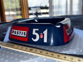 Grand cendrier publicitaire Pastis 51 vintage 17,5 ornamin