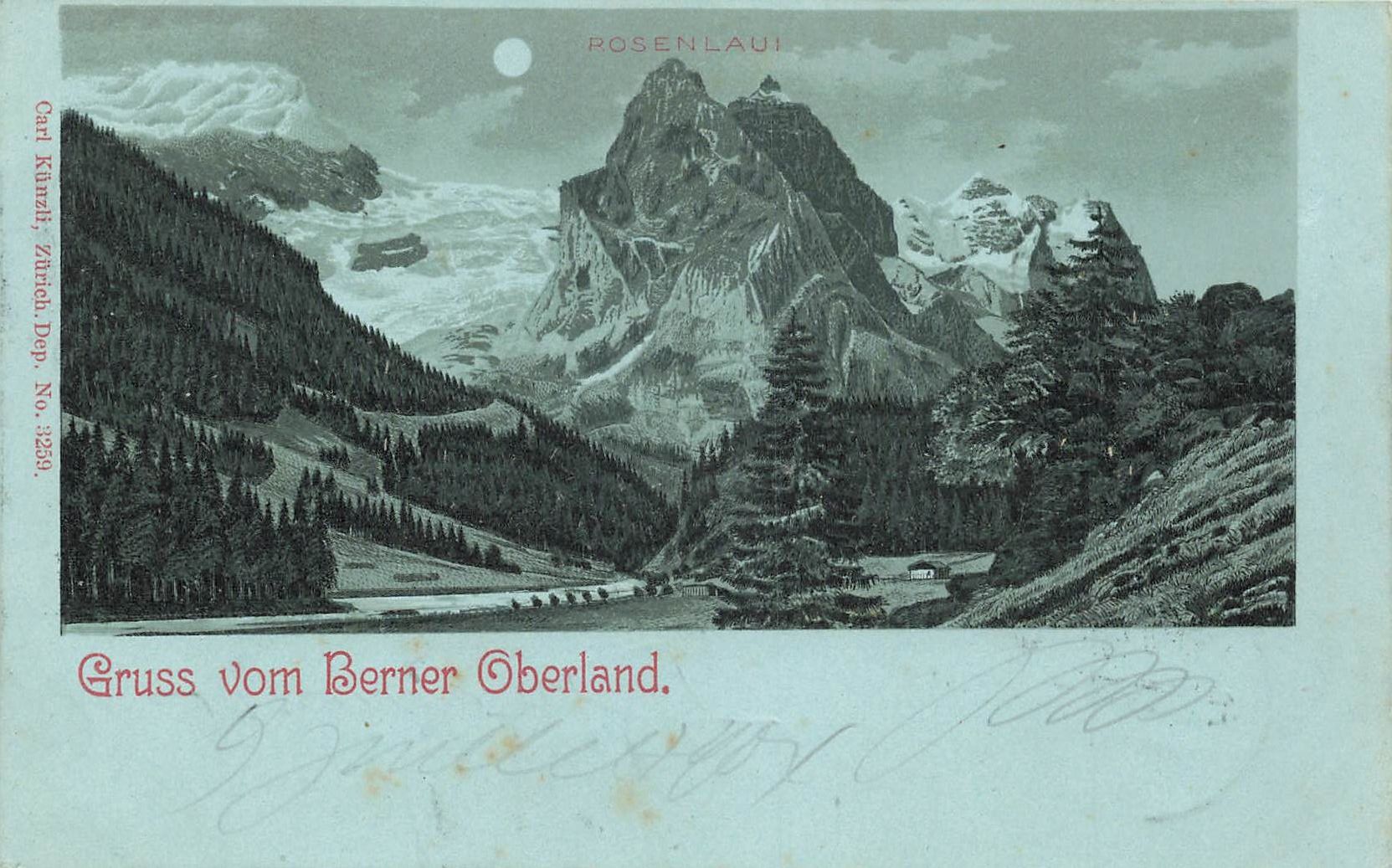 Cartes postales: 2 AK's Berner Oberland - Lithos – D'occasion à Schwyz par Seffi56 1