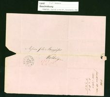 Vorphilatelie T u T. Brief Frankfurt 1844 (AX423)
