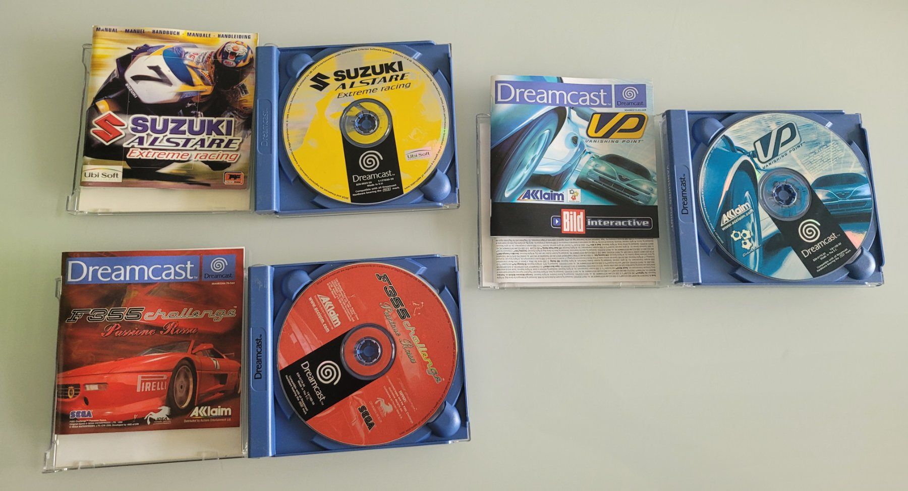 Giochi: F355 Challenge/ Suzuki Alstare/ Vanishing Point, Dreamcast – Usato da Uezwil venduto da -Retrogames- 1