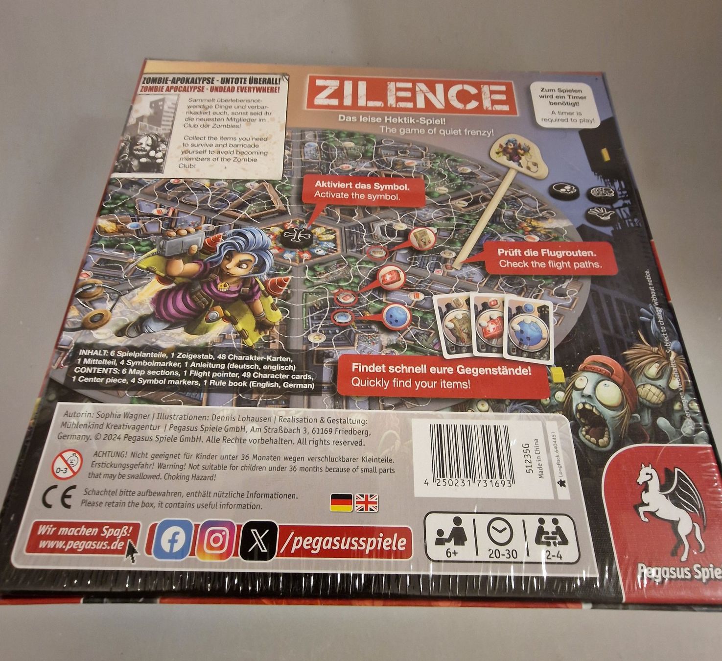 Pegasus Spiele Spiele: Zilence Brettspiel - Neu – Neu und originalverpackt aus Oberuzwil von aseinkaufswelt 1
