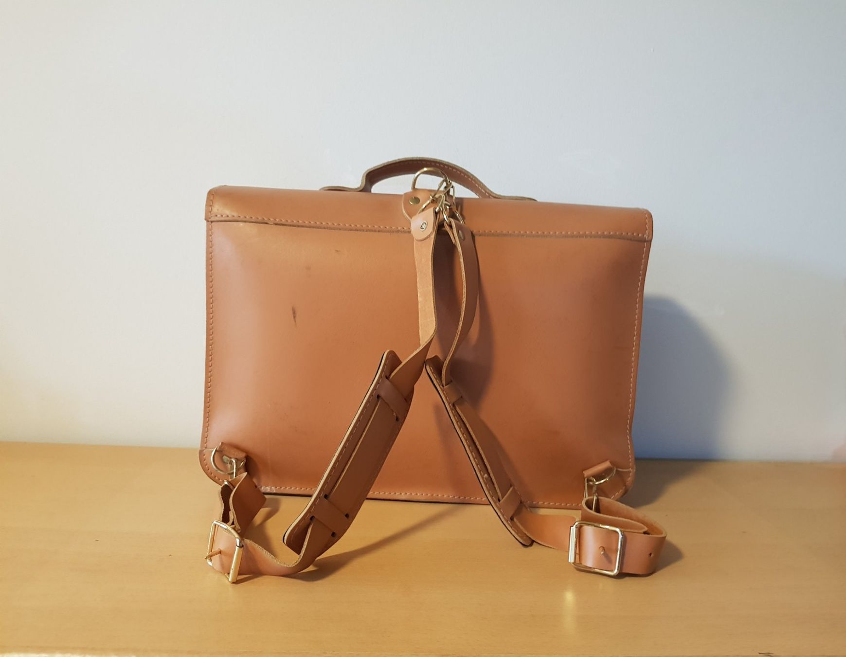 Valises & Sacs: Monte Paolo Leder-Aktentasche/Rucksack – D'occasion à Basel par chien008 4