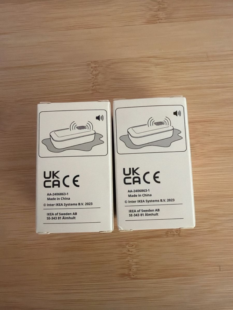 Ikea Sistemi d'allarme: IKEA BADRING Wassersensor 2x neu und originalverpackt – Nuovo e nell'imballaggio originale da Tegerfelden venduto da Pompei90 1
