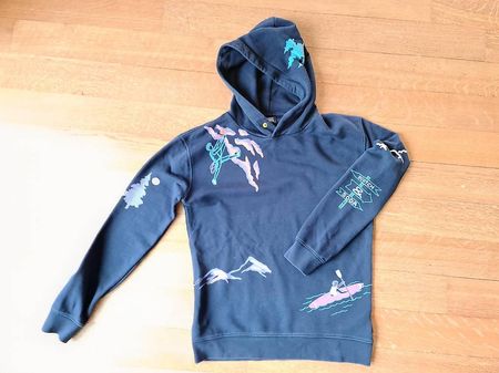 Scotch & Soda Hoodie Sportmotive, dunkelblau, 14 Jahre