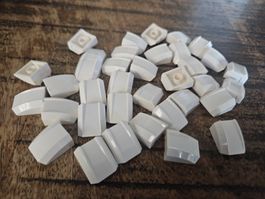 lego 30692 lot de 35 pièces White Slope, Curved 2 x 2 Lip
