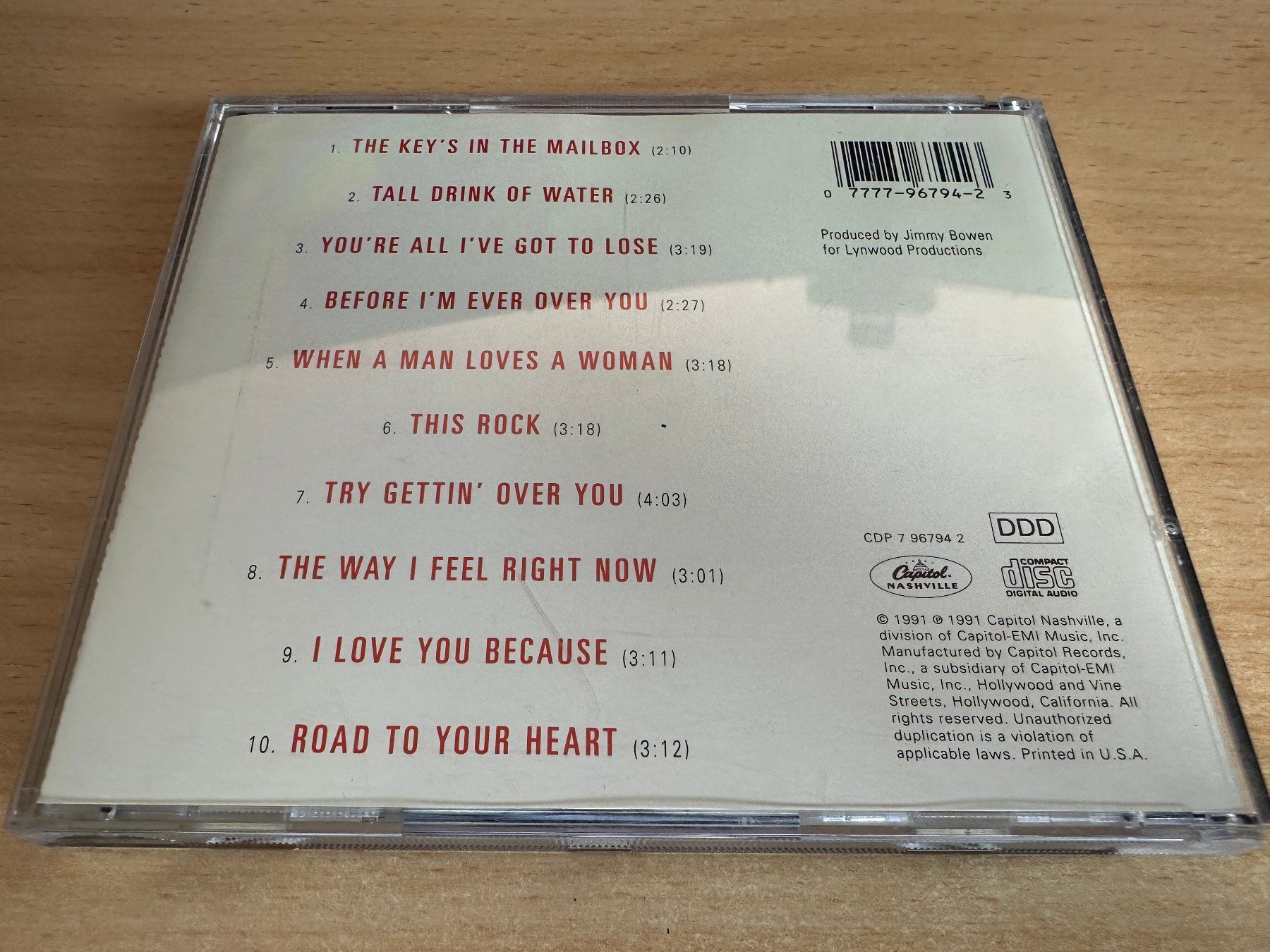 CD: Barbara Mandrell – Key's In The Mailbox – Usato da Rikon im Tösstal venduto da Alpenmutz 1