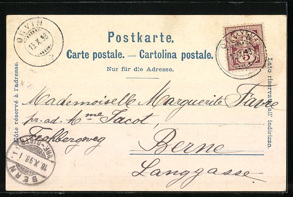 Cartoline postali: Litho Leubringen, Ortsansicht und Strass – Usato da Berlin venduto da bartko-reher 1