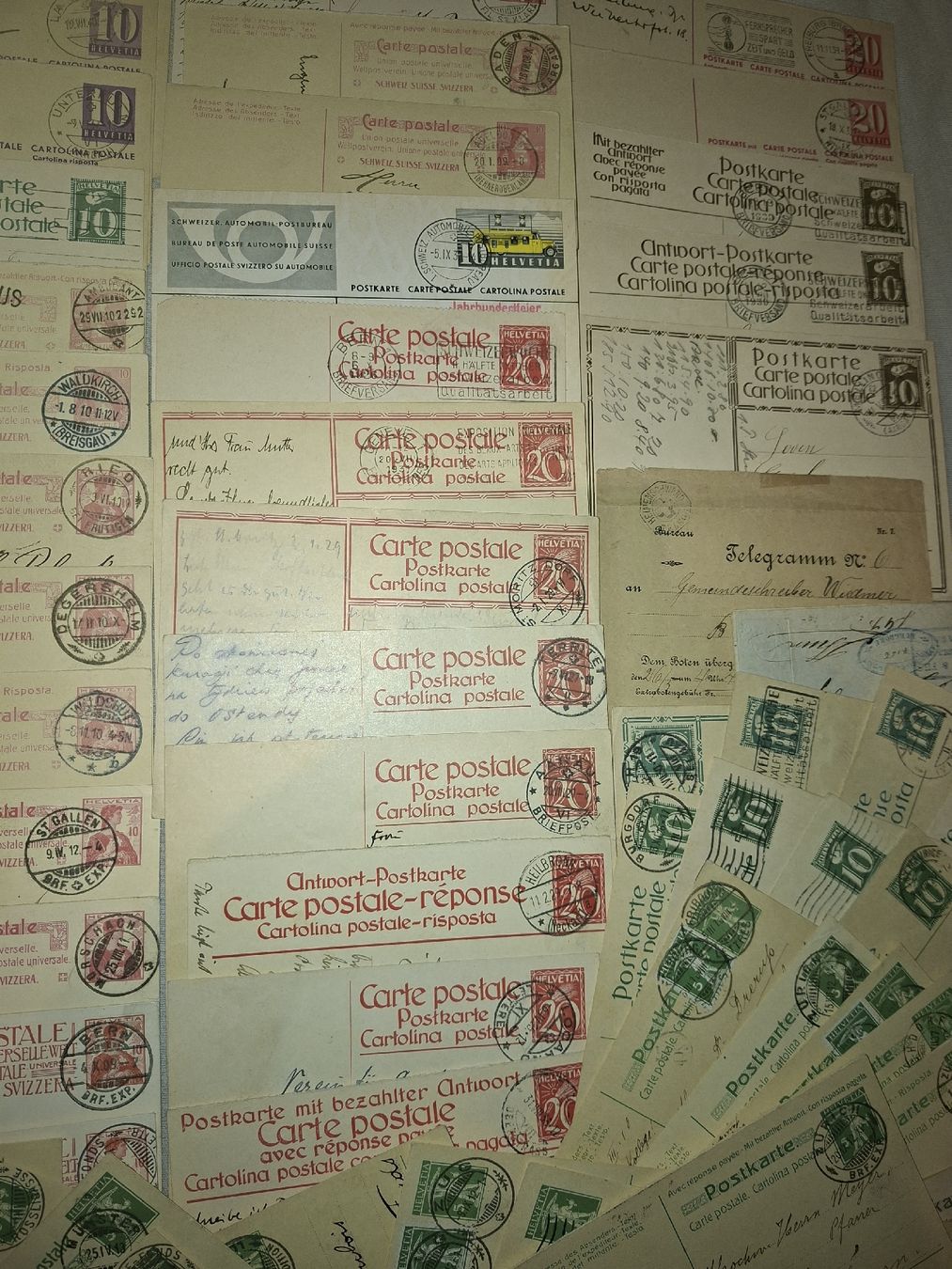 Tutti i francobolli: Grosses Lot alter Postkarten Div – Usato da Balgach venduto da SIMEON27 3