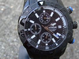 CHRONO HERREN UHR TOP-DESIGN LUXUS PUR ! AB 1.-FR. !