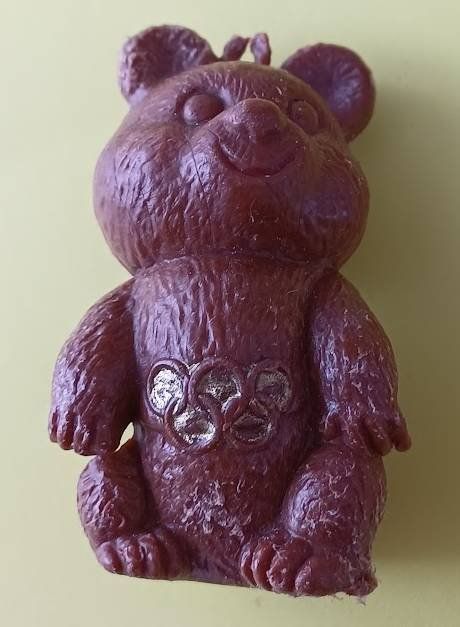 Statuette: 1980 Olympisches Maskottchen - Misha Der Bär – Difettoso da Walenstadt venduto da Numis68 1